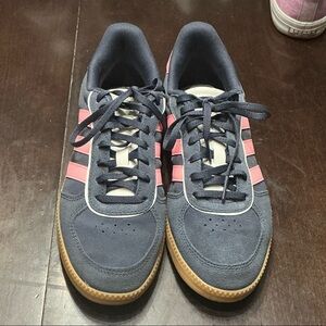 adidas Navy and Pink Men's Sneakers